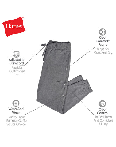 Hanes Comfort Fit Scrubs Women's Scrub Joggers