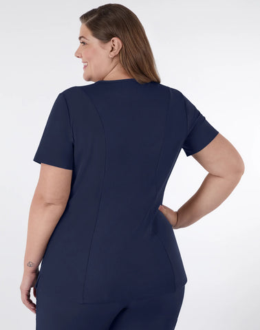 Hanes Comfort Fit Scrubs Women's Rib Back Scrub Top