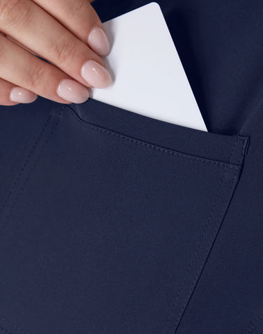 Hanes Comfort Fit Scrubs Women's Rib Back Scrub Top