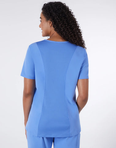 Hanes Comfort Fit Scrubs Women's Rib Back Scrub Top