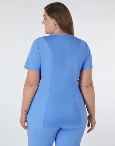 Hanes Comfort Fit Scrubs Women's Rib Back Scrub Top