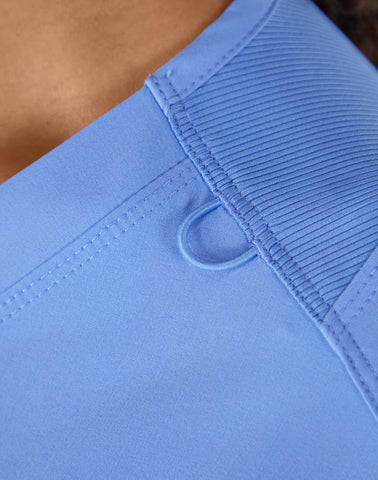 Hanes Comfort Fit Scrubs Women's Rib Back Scrub Top