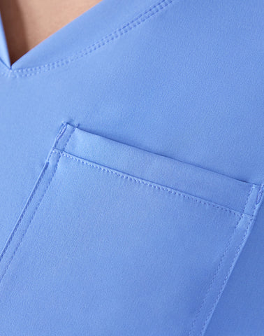 Hanes Comfort Fit Scrubs Women's Rib Back Scrub Top