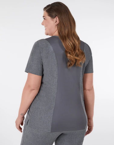 Hanes Comfort Fit Scrubs Women's Rib Back Scrub Top