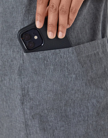 Hanes Comfort Fit Scrubs Women's Rib Back Scrub Top