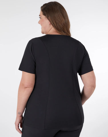 Hanes Comfort Fit Scrubs Women's Rib Back Scrub Top