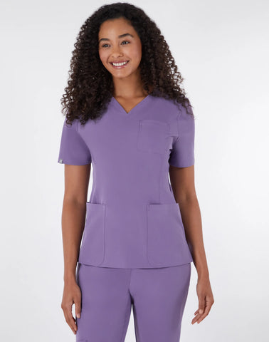 Hanes Comfort Fit Scrubs Women's Rib Back Scrub Top