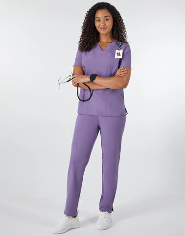 Hanes Comfort Fit Scrubs Women's Rib Back Scrub Top