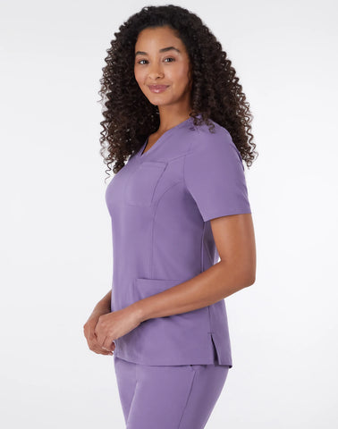 Hanes Comfort Fit Scrubs Women's Rib Back Scrub Top