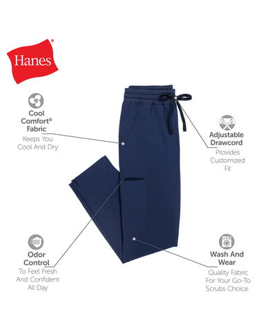 Hanes Comfort Fit Scrubs Women's Scrub Pants