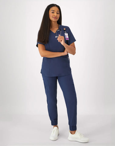 Hanes Comfort Fit Scrubs Women’s V-Neck Scrub Top