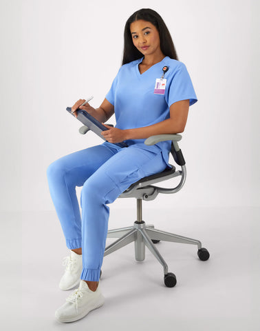 Hanes Comfort Fit Scrubs Women’s V-Neck Scrub Top