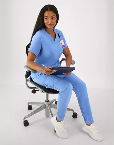 Hanes Comfort Fit Scrubs Women’s V-Neck Scrub Top