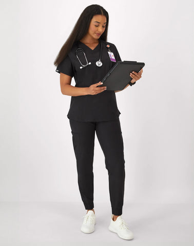 Hanes Comfort Fit Scrubs Women’s V-Neck Scrub Top