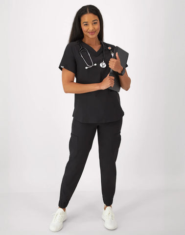 Hanes Comfort Fit Scrubs Women’s V-Neck Scrub Top