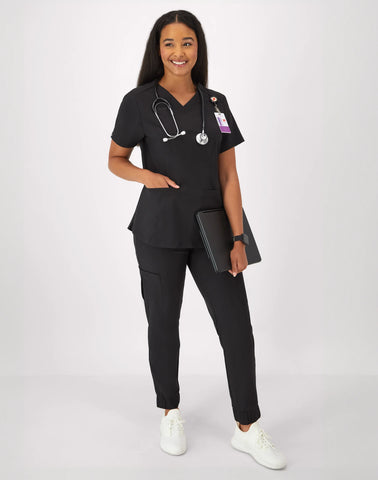 Hanes Comfort Fit Scrubs Women’s V-Neck Scrub Top