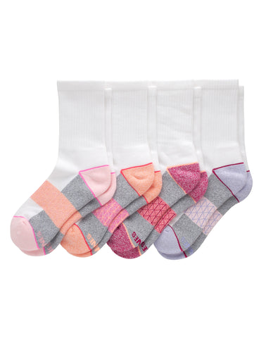 Hanes Absolute Comfort Women's Crew Socks, 4-Pairs