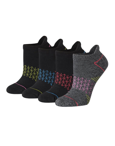 Hanes Absolute Comfort Women's Heel Shield Socks, 4-Pairs