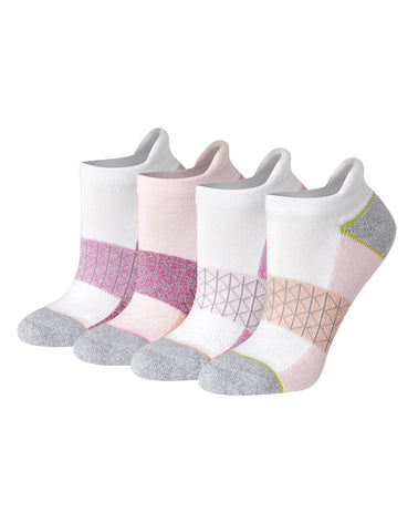Hanes Absolute Comfort Women's Heel Shield Socks, 4-Pairs