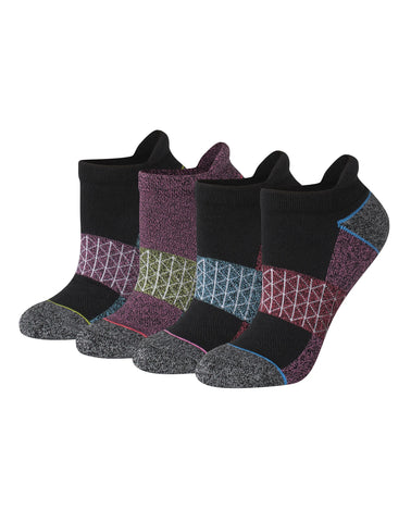 Hanes Absolute Comfort Women's Heel Shield Socks, 4-Pairs