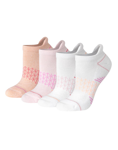 Hanes Absolute Comfort Women's Heel Shield Socks, 4-Pairs