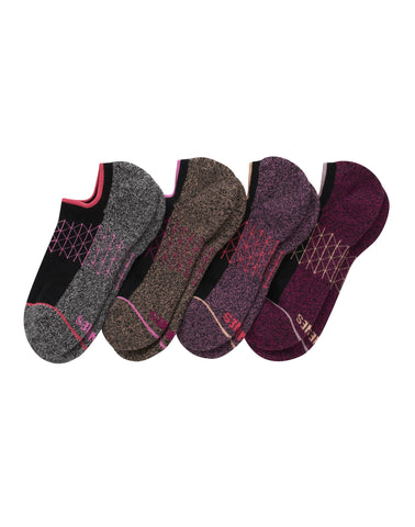 Hanes Absolute Comfort Women's Super No Show Socks Pack, 4-Pairs