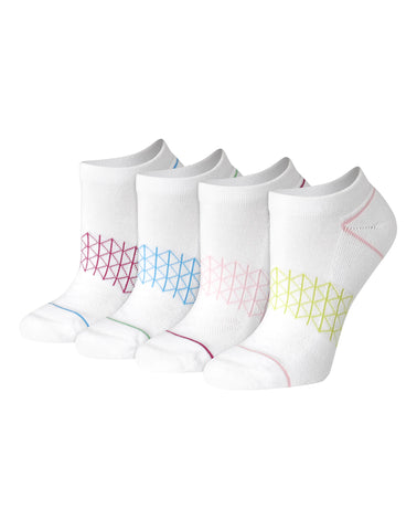 Hanes Absolute Comfort Women's No Show Socks, 4-Pairs