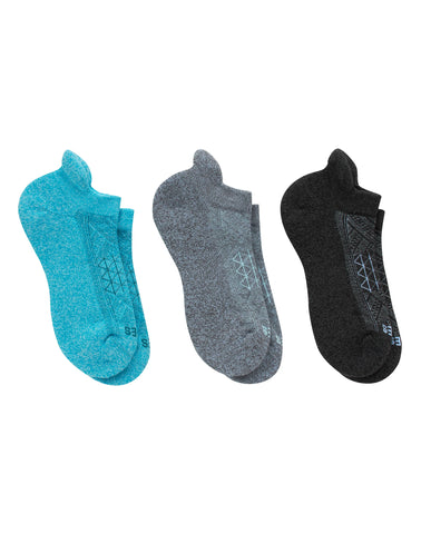 Hanes Absolute Run Women’s No Show Tab Socks, 3-Pairs