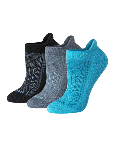 Hanes Absolute Run Women’s No Show Tab Socks, 3-Pairs