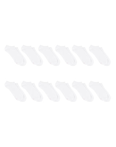 Hanes Women's Lightweight Super No Show Socks, 12-Pairs