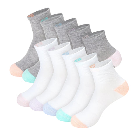 Hanes Moves X-Temp Women’s Ankle Socks, 10-Pairs, Shoe Sizes 5-9