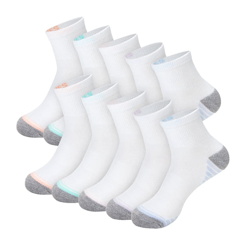 Hanes Moves X-Temp Women’s Ankle Socks, 10-Pairs, Shoe Sizes 8-12