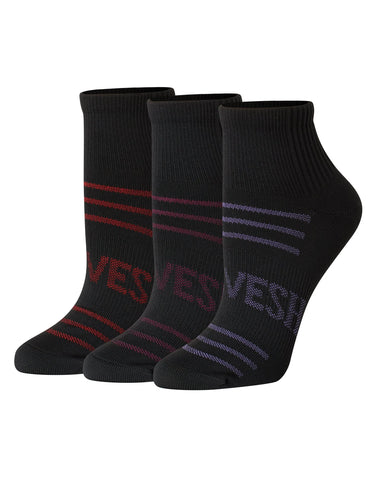 Hanes Moves Women’s Seamless Stretch Ankle Socks, 3 Pairs
