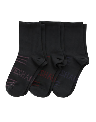 Hanes Moves Women’s Seamless Stretch Mid Crew Socks, 3 Pairs