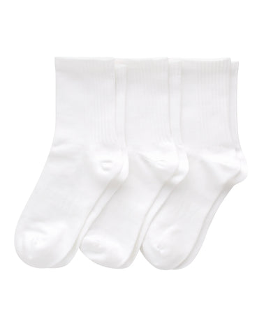 Hanes Moves Women’s Seamless Stretch Mid Crew Socks, 3 Pairs