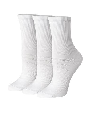 Hanes Moves Women’s Seamless Stretch Mid Crew Socks, 3 Pairs