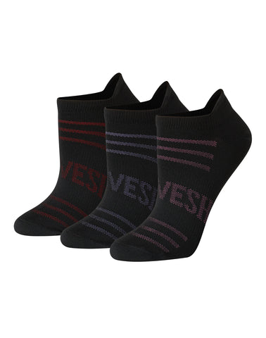 Hanes Moves Women's Seamless Stretch No Show Tab Socks, 3-Pairs