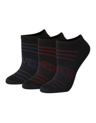 Hanes Moves Women’s Seamless Stretch No Show Socks, 3 Pairs