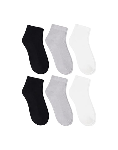 Hanes Originals Women’s SuperSoft  Ankle Socks, 6-Pairs