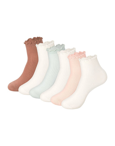 Hanes Originals Women’s SuperSoft  Ankle Socks, 6-Pairs