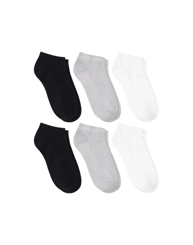Hanes Originals Women’s SuperSoft No Show Socks, 6-Pairs