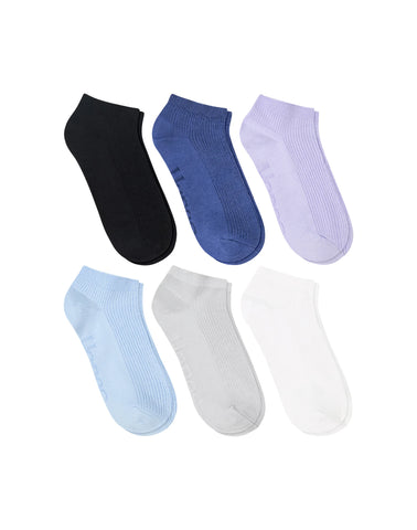 Hanes Originals Women’s SuperSoft No Show Socks, 6-Pairs