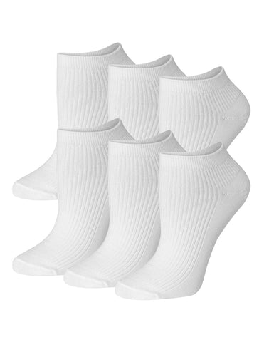 Hanes Originals Women’s SuperSoft No Show Socks, 6-Pairs
