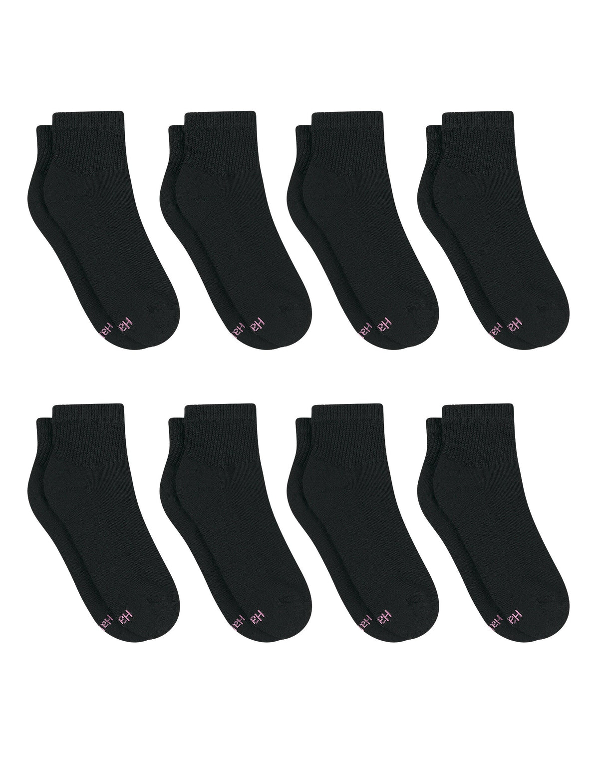 Hanes Ultimate Women's Ankle Socks Pack, Cushioned, 8-Pairs