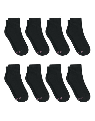 Hanes Ultimate Women's Ankle Socks Pack, Cushioned, 8-Pairs