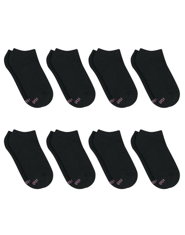 Hanes Ultimate Women's No Show Socks Pack, Cushioned, 8-Pairs
