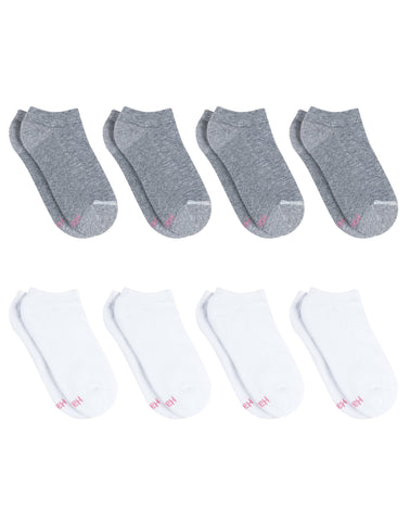 Hanes Ultimate Women's No Show Socks Pack, Cushioned, 8-Pairs