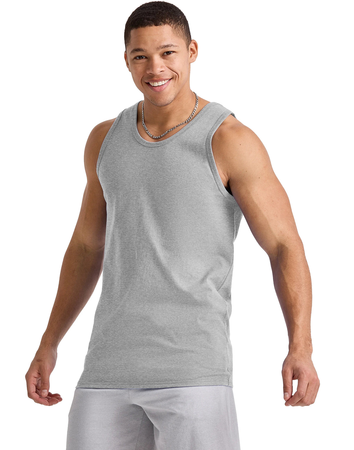 Hanes Essentials Men's Cotton Tank Top, 3-Pack