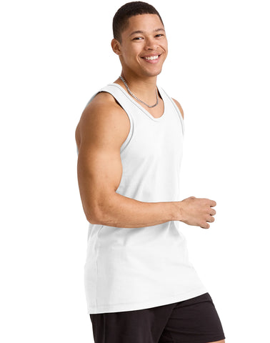 Hanes Essentials Men's Cotton Tank Top, 3-Pack