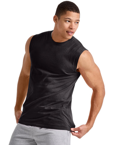 Hanes Men's Cotton Muscle Tank, 3-Pack